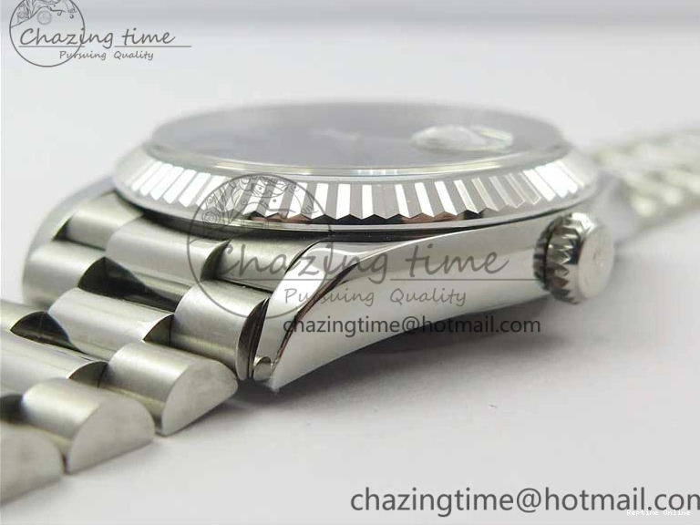 1218 Day-Date 36 SS 128239 Bp Maker Best Edition Black Dial on President Bracelet TimelessDesign 3151